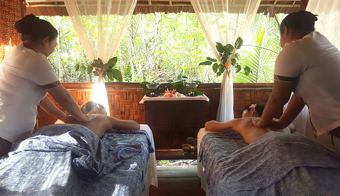 Relaxation by the mangroves at Mutiara Beach Resort, Bintan Spa Resort