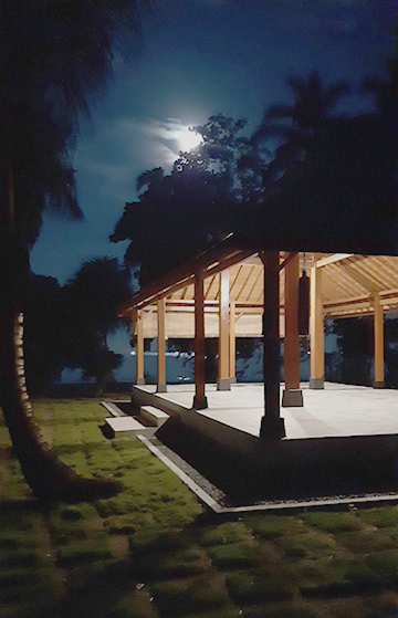 Relaxing seaview shala at Mutiara Beach Resort, Bintan Spa Resort